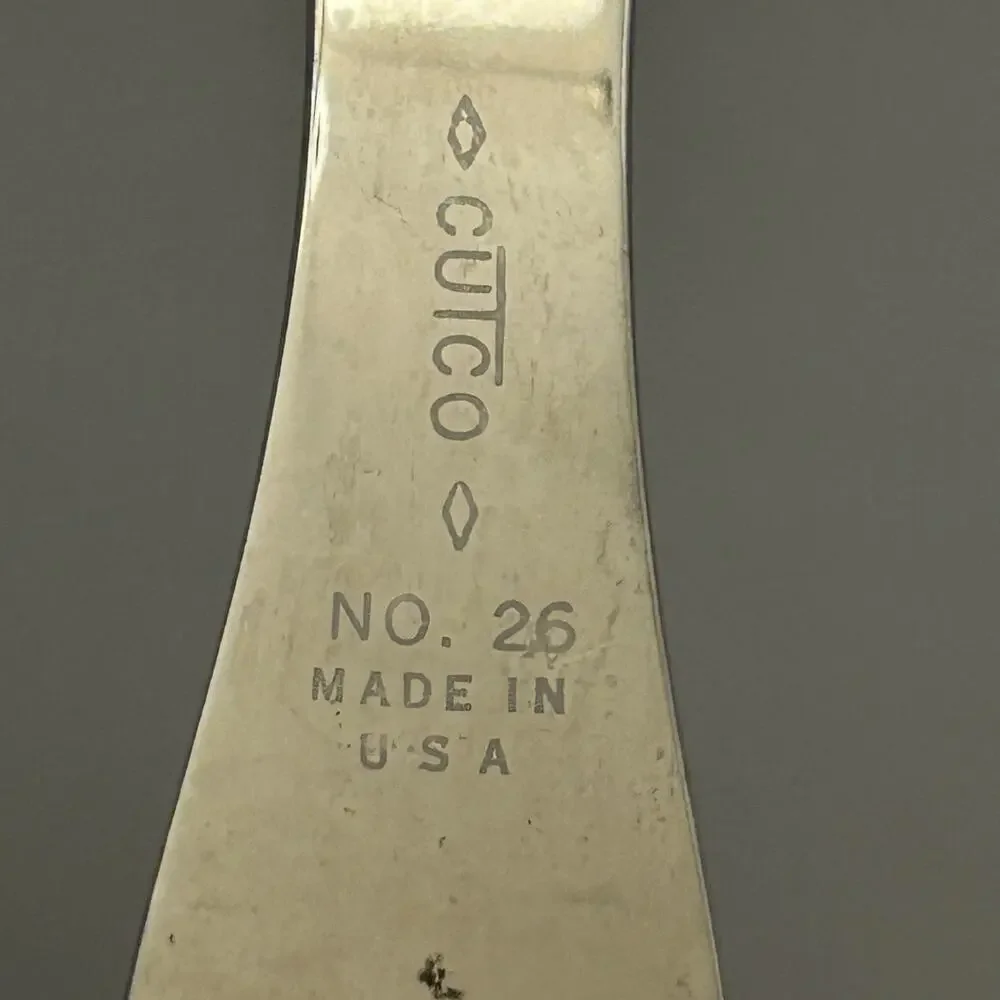 Cutco No. 26 Carving Serving Meat Fork With Brown Handle Made in USA VTG